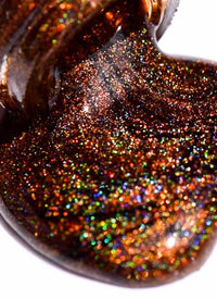 Who Spiked The Cocoa? - Holographic Polish - Cordoza Nail Supply