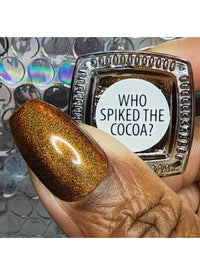 Who Spiked The Cocoa? - Holographic Polish - Cordoza Nail Supply