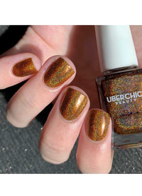 Who Spiked The Cocoa? - Holographic Polish - Cordoza Nail Supply