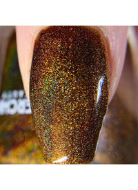 Who Spiked The Cocoa? - Holographic Polish - Cordoza Nail Supply