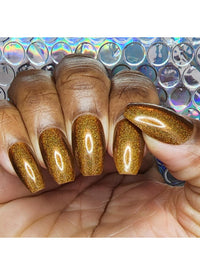 Who Spiked The Cocoa? - Holographic Polish - Cordoza Nail Supply