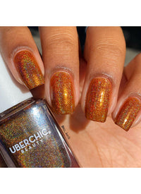 Who Spiked The Cocoa? - Holographic Polish - Cordoza Nail Supply