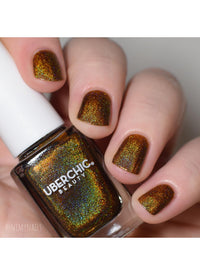 Who Spiked The Cocoa? - Holographic Polish - Cordoza Nail Supply