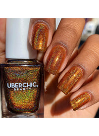 Who Spiked The Cocoa? - Holographic Polish - Cordoza Nail Supply