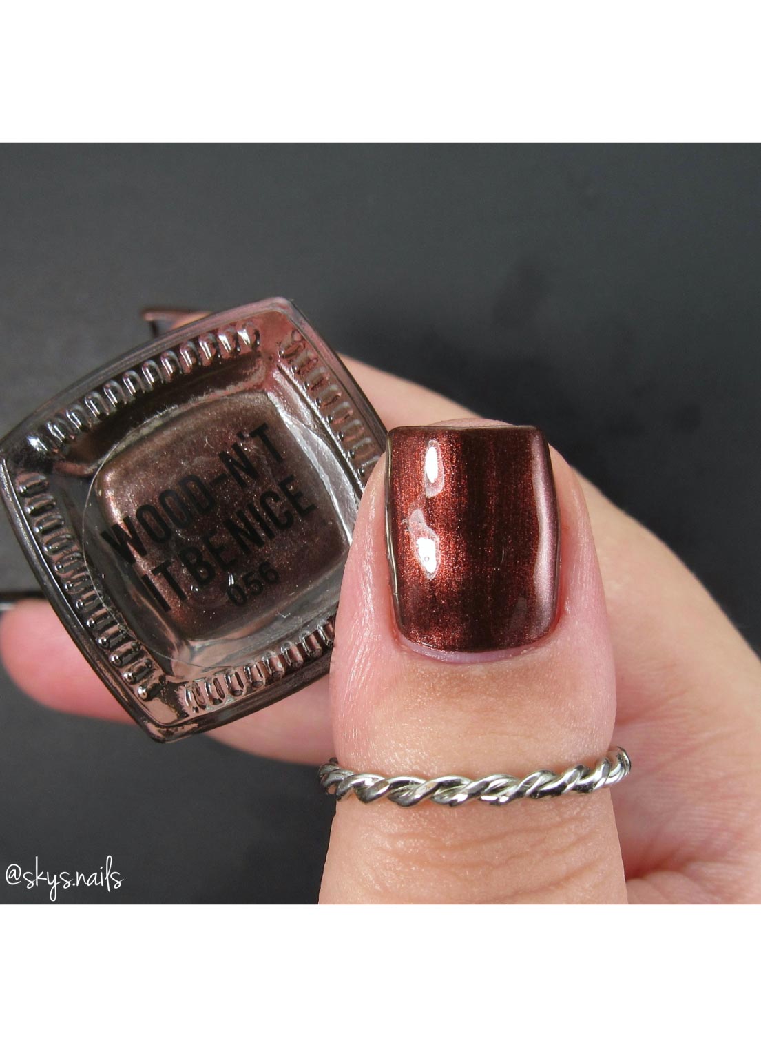 Wood-n't It Be Nice - Stamping Polish - Cordoza Nail Supply