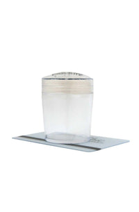 XL Clear Stamper with Clear Tall Holder - Cordoza Nail Supply