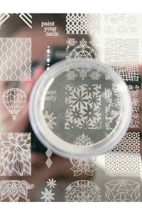 XL Clear Stamper with Clear Tall Holder - Cordoza Nail Supply
