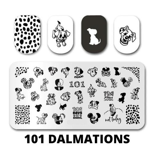 101 Dalmatians Stamping Plate – Cordoza Nail Supply