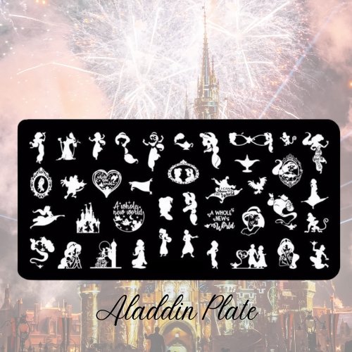 Aladdin Plate (preorder) - Cordoza Nail Supply