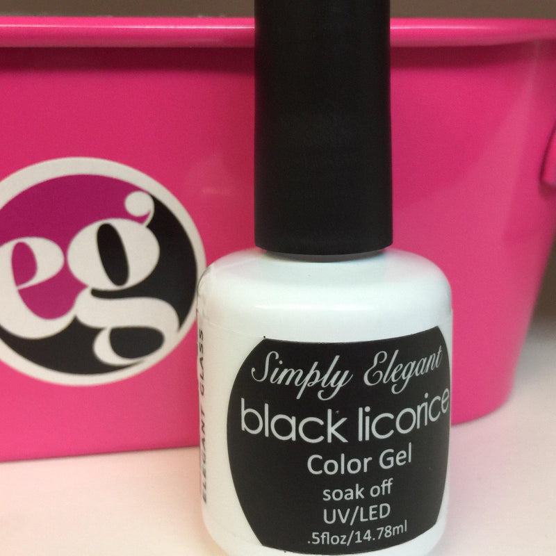 Black Licorice Gel Polish - Cordoza Nail Supply