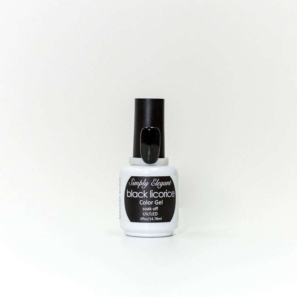 Black Licorice Gel Polish - Cordoza Nail Supply
