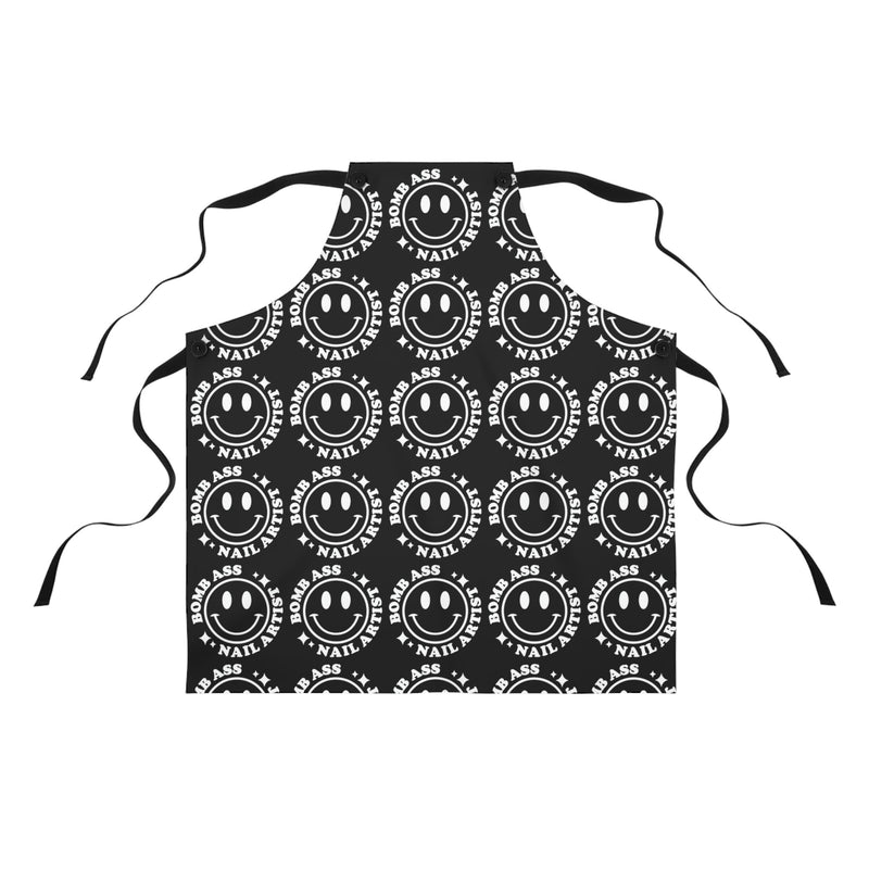 Bomb Ass Nail Artist Button Apron - Cordoza Nail Supply