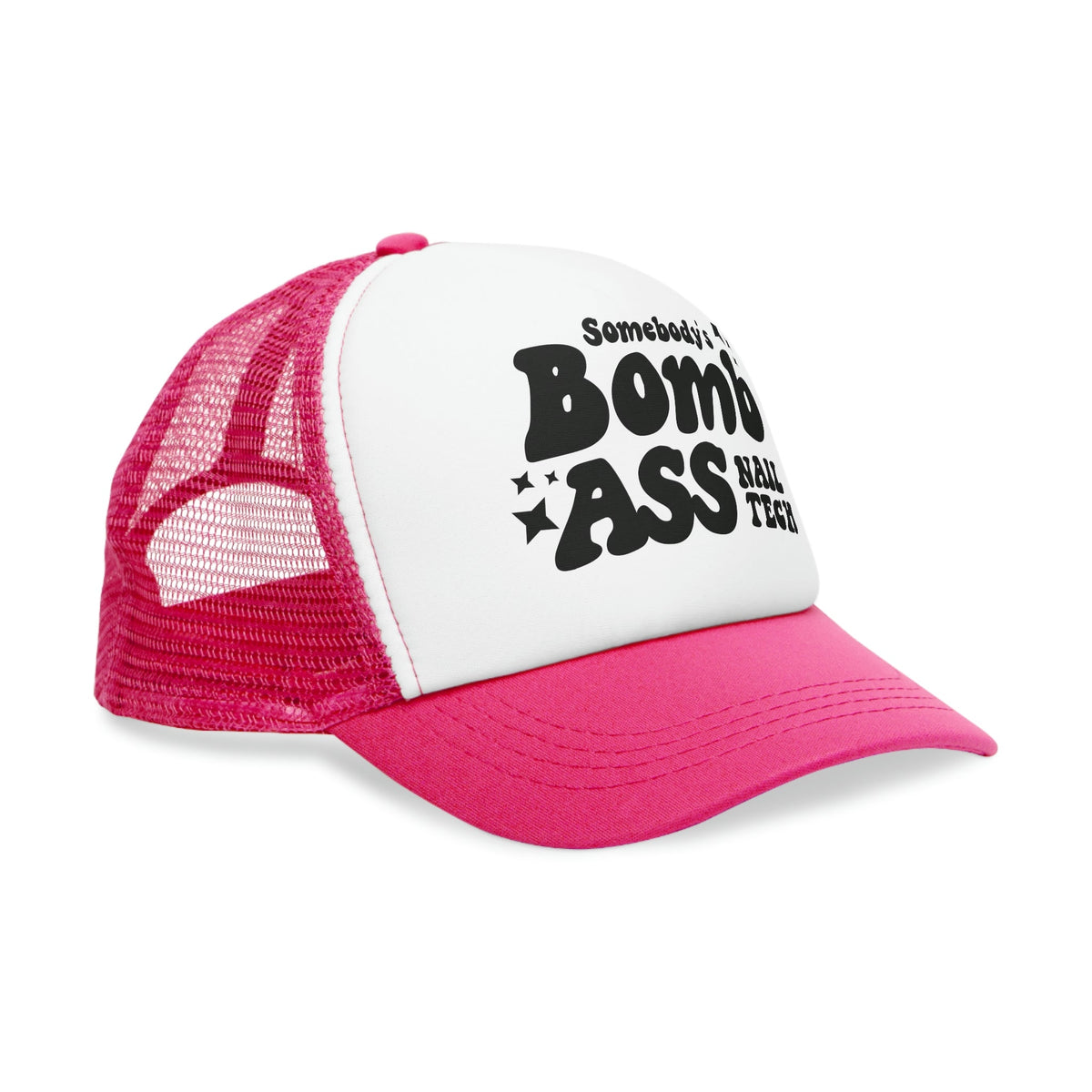 Bomb Ass Nail Tech Mesh Cap - Cordoza Nail Supply
