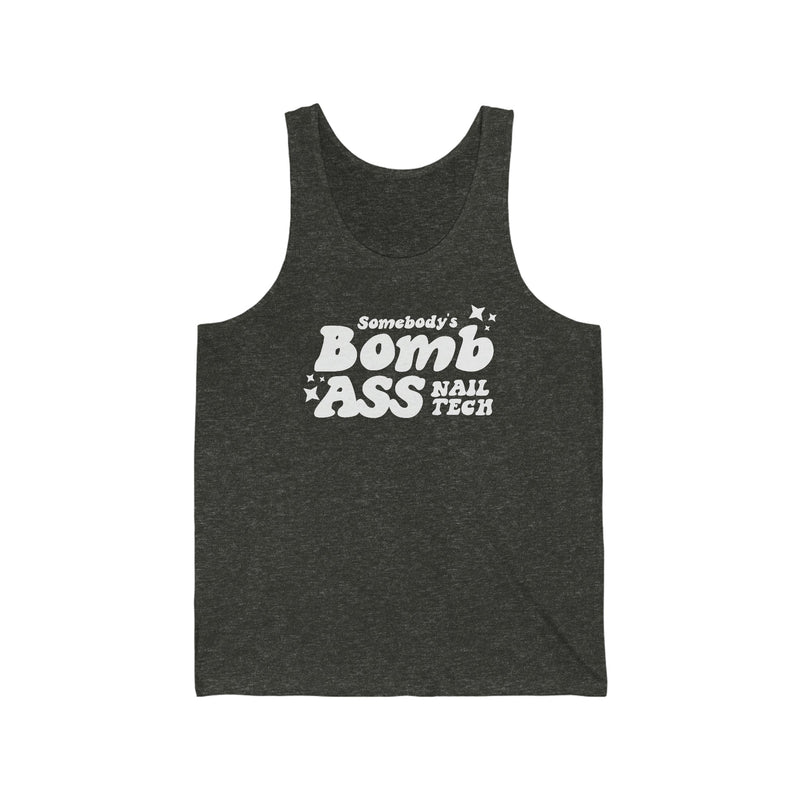 Bomb Nail Tech Cropped Tank - Cordoza Nail Supply