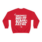 CNS "Bomb Ass Nail Artist" Crewneck Sweatshirt - Cordoza Nail Supply