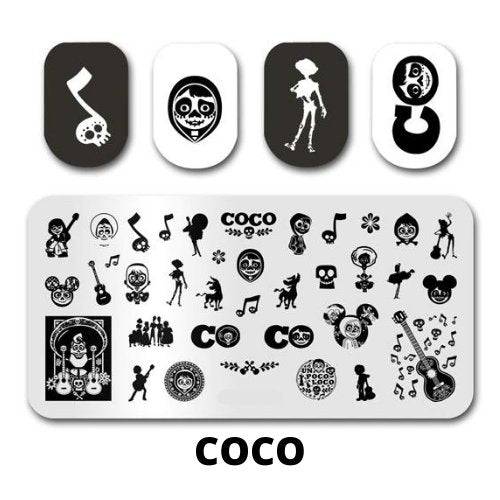 Designer Nail Sticker - BW Coco