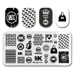 Luxury Logo Nail Stamping Plate – The Additude Shop