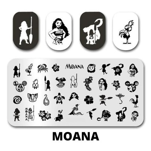 Moana Plate - Cordoza Nail Supply