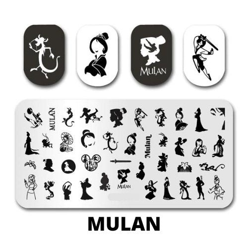 Mulan Plate - Cordoza Nail Supply
