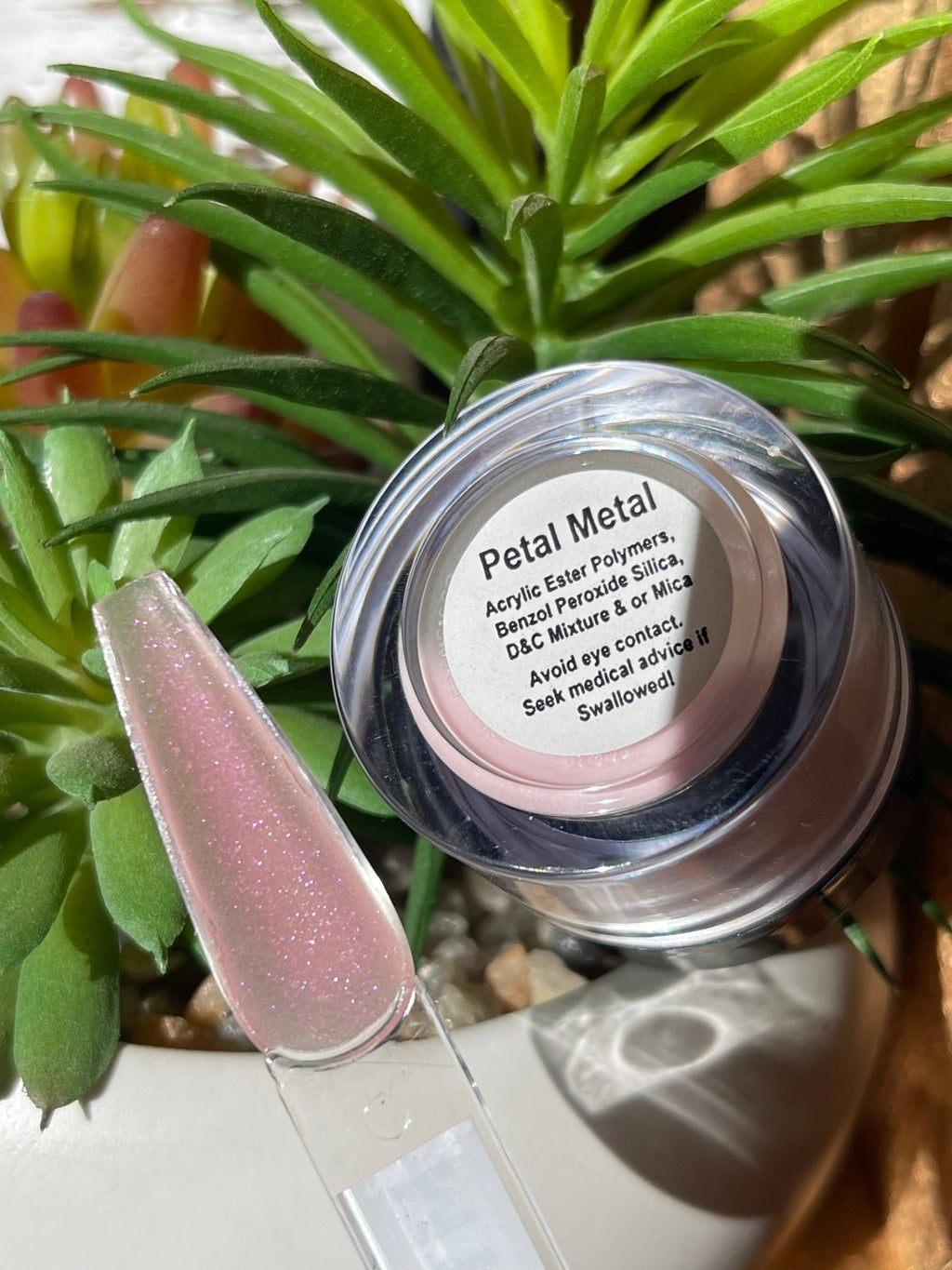 Petal Metal Colored Acrylic - Cordoza Nail Supply