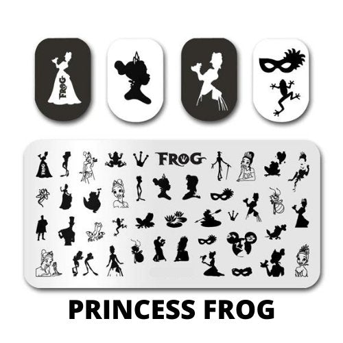 Princess and the Frog Plate - Cordoza Nail Supply