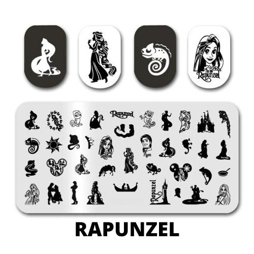 Rapunzel Plate - Cordoza Nail Supply