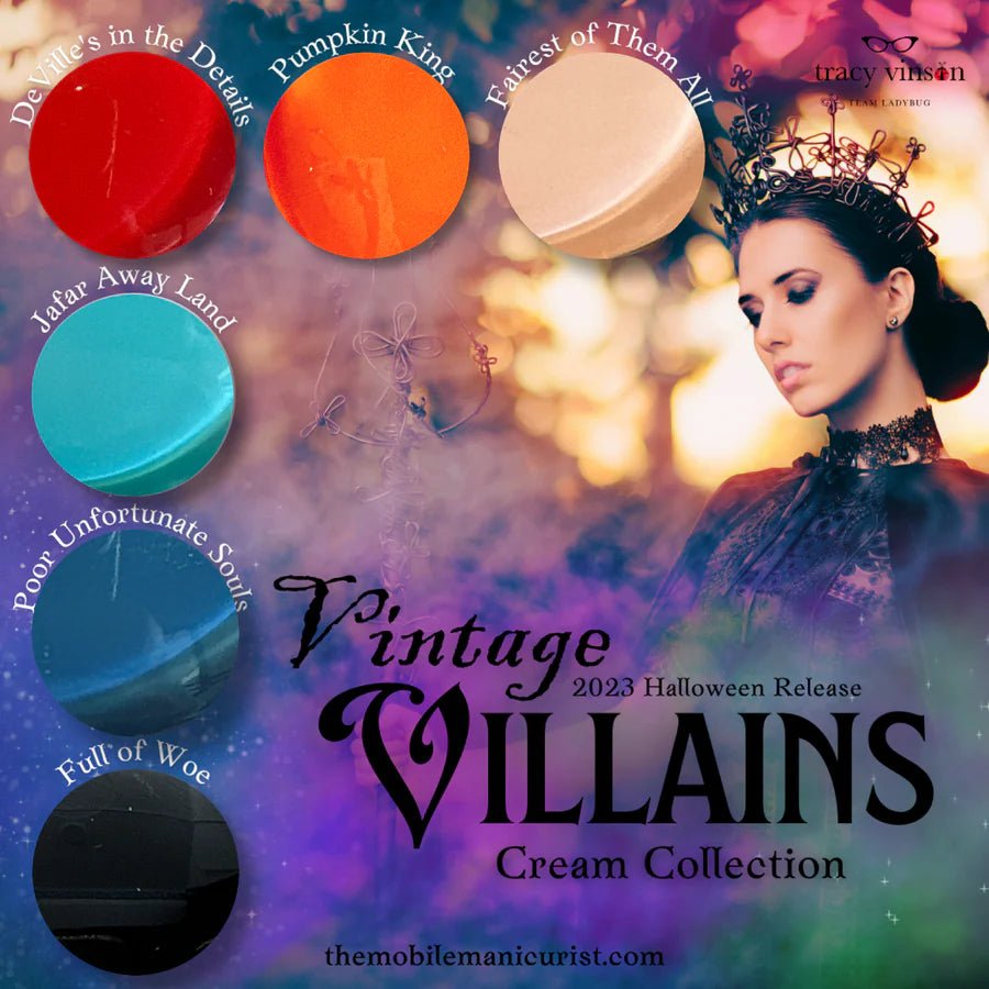 Vintage Villain's Cream Gel Polish Collection 6pc Set - Cordoza Nail Supply