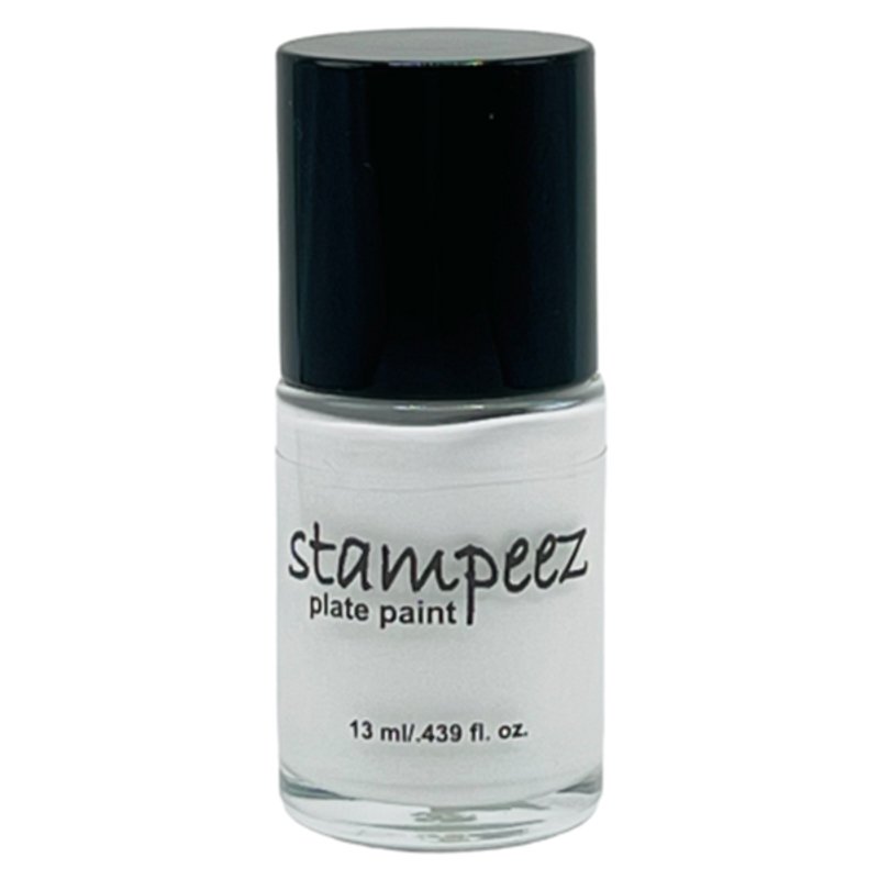 White Stampeez Stamping Polish - Cordoza Nail Supply